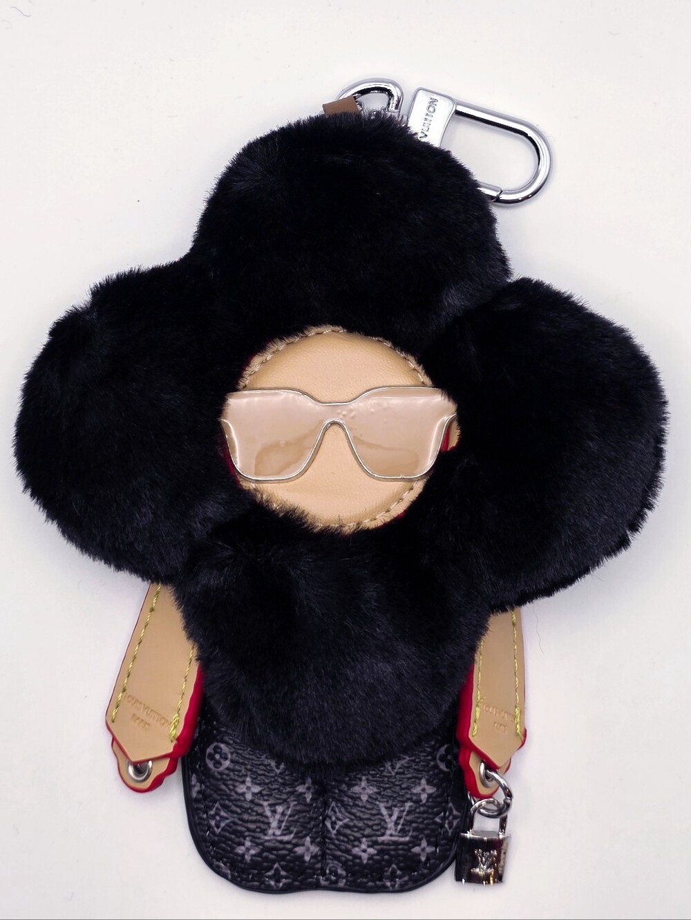 Plush Vivi Luxury Black W/ Sunglasses Bag Charm